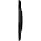 Ekena Millwork Luton Ceiling Medallion (Fits Canopies up to 1 1/8"), Hand-Painted Black Pearl, 15 3/4"OD x 5/8"P CM16LUBPS - alternate 2
